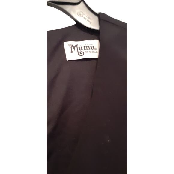 NEW Show Me Your Mumu Jocelyn Maxi Black Dress XXS W/STRETCH Slit Leg MSRP $235 - Picture 6 of 7